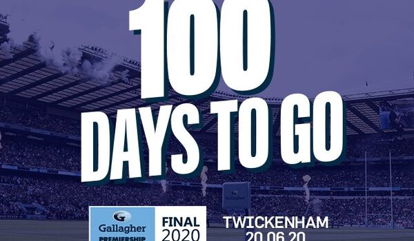Just 100 days to go until the Gallagher Premiership Rugby Final 2020!